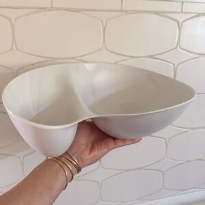 Crate & Barrel WOVO chip & dip bowl